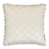 Cloud9d Diamond Beige Pillow – 20″ X 20″ PILLOWS, RUGS, & THROWS