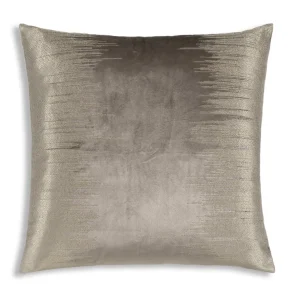 Cloud9d Inaya – Grey Velvet Pillow W/ Multicolor Embroidery – 22″ X 22″ PILLOWS, RUGS, & THROWS