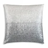 Cloud9d Ombre – Ivory And Silver Beaded Pillow – 22″ X 22″