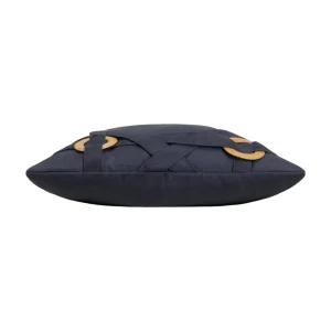 Cloud9d Outdoor Pillow W/ Wooden Rings (3 Colors) – 18″ X 18″ PILLOWS, RUGS, & THROWS