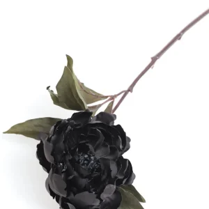 Inspire Me! Home Decor 19″ Black Peony Stem