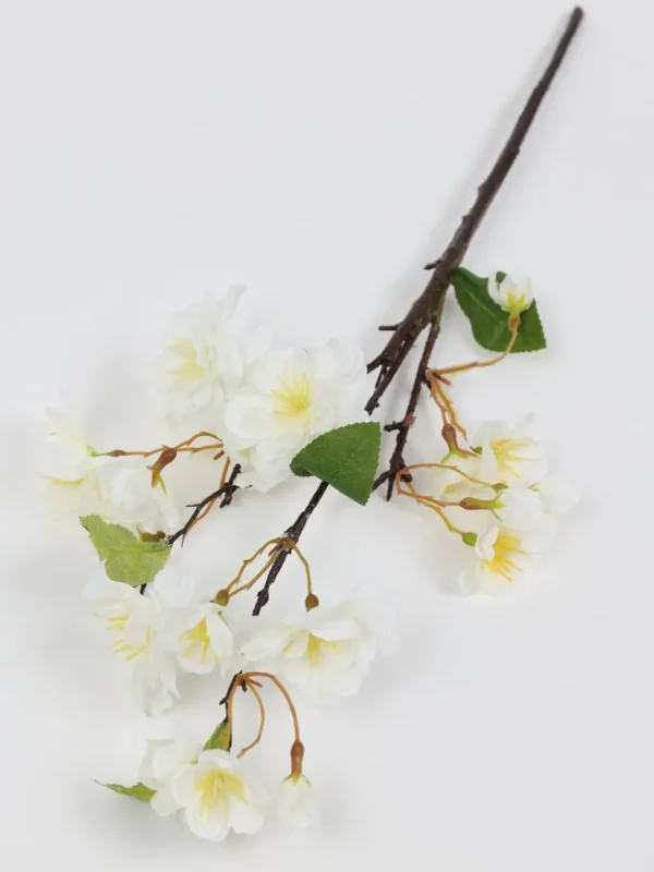 Inspire Me! Home Decor 18″ Cherry Blossom Stem – White