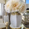 Inspire Me! Home Decor 19″ Cream Peony Stem