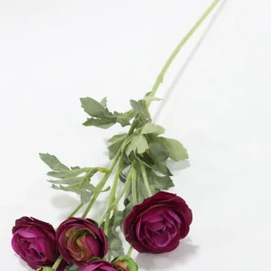 Inspire Me! Home Decor 26″ Deep Purple Ranunculus Stem