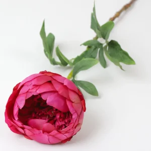 Inspire Me! Home Decor 24″ Fuchsia Peony Stem