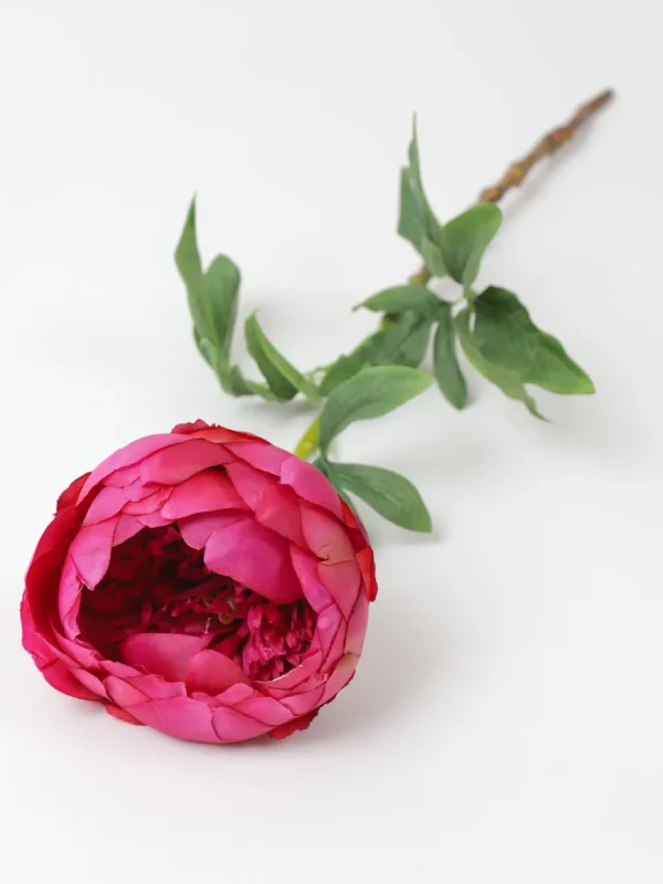 Inspire Me! Home Decor 24″ Fuchsia Peony Stem