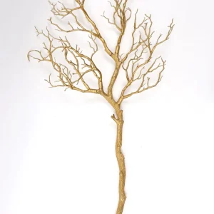 Inspire Me! Home Decor 37″ Gold Metallic Manzanita Branch