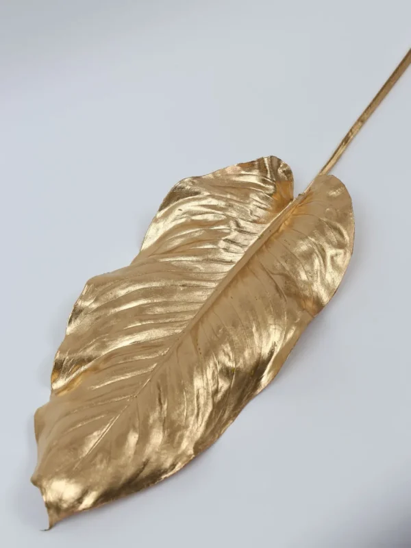 Inspire Me! Home Decor 39″ Metallic Gold Leaf Stem/Spray