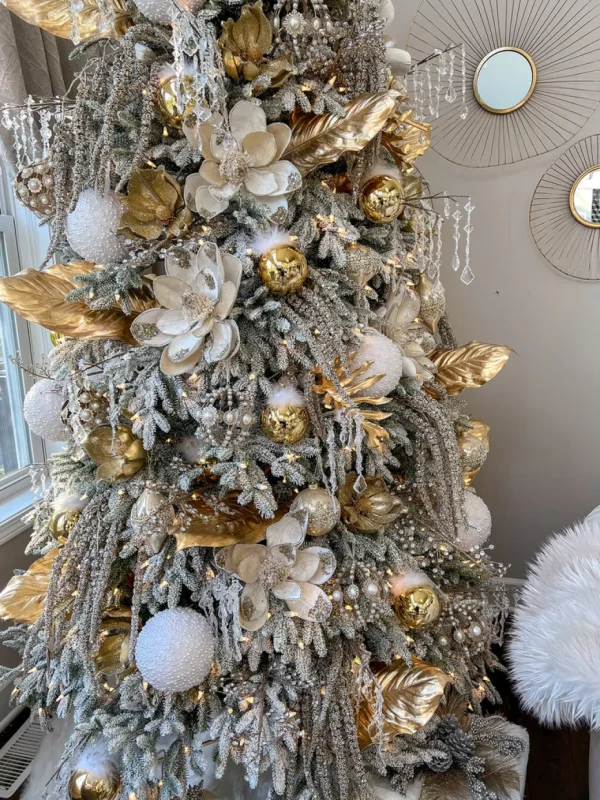 Inspire Me! Home Decor 39″ Metallic Gold Leaf Stem/Spray