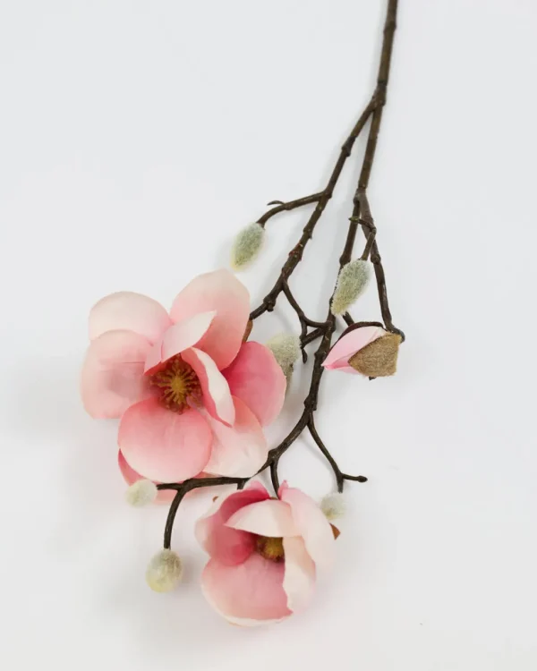 Inspire Me! Home Decor 21″ Pink Magnolia Stem