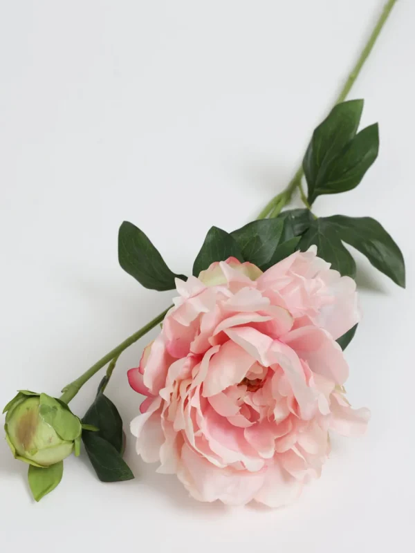 Inspire Me! Home Decor 31″ Pink Budding Peony Stem
