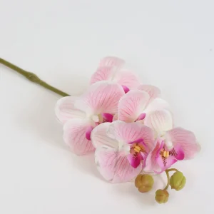 Inspire Me! Home Decor 27″ Real Touch Pink Phalaenopsis Orchid Stem