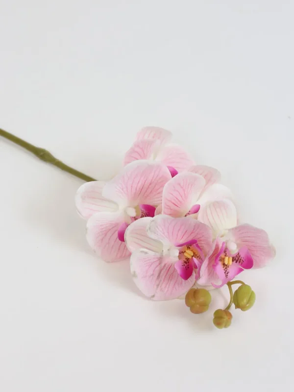 Inspire Me! Home Decor 27″ Real Touch Pink Phalaenopsis Orchid Stem