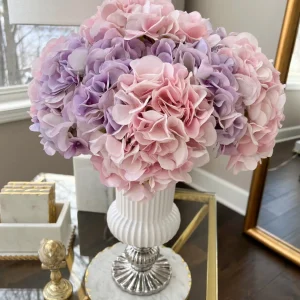 Inspire Me! Home Decor 19″ Real Touch Hydrangea Stem (3 Colors)