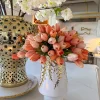 Inspire Me! Home Decor 15″ Real Touch Peach Tulip Bundle