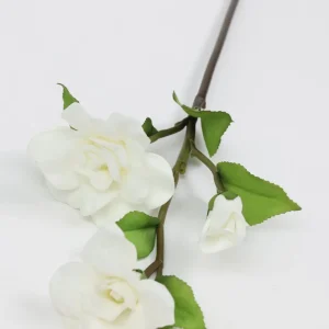 Inspire Me! Home Decor 24″ Real Touch White Gardenia Stem