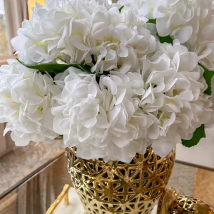 Inspire Me! Home Decor 23.5″ Real Touch White Hydrangea