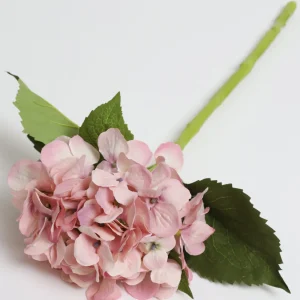 Inspire Me! Home Decor 19″ Soft Pink Hydrangea Stem