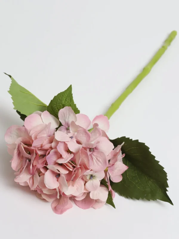 Inspire Me! Home Decor 19″ Soft Pink Hydrangea Stem