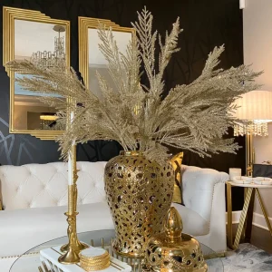 Inspire Me! Home Decor 40″ Tall Gold Shimmer Stem