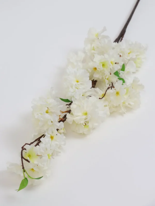 Inspire Me! Home Decor 48″ White Cherry Blossom Stem Floral Stems