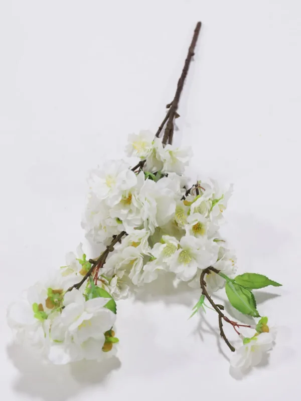 Inspire Me! Home Decor 18″ White Cherry Blossom Stem