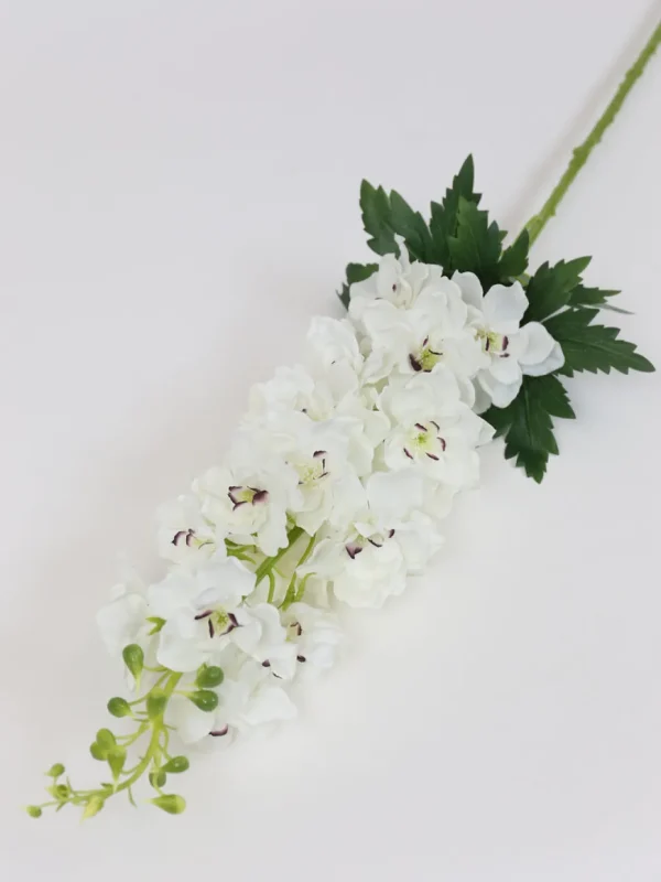 Inspire Me! Home Decor 37.5″ White Delphinium Stem