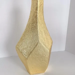 Inspire Me! Home Decor Abstract Textured Metal Vase