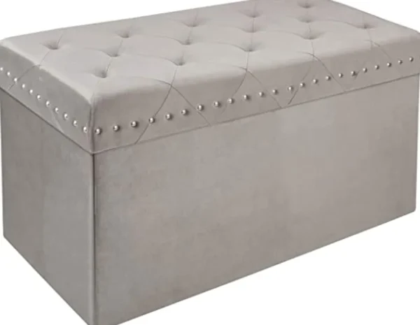 Inspire Me! Home Decor Anastasia Storage Bench (2 Colors) OTTOMANS