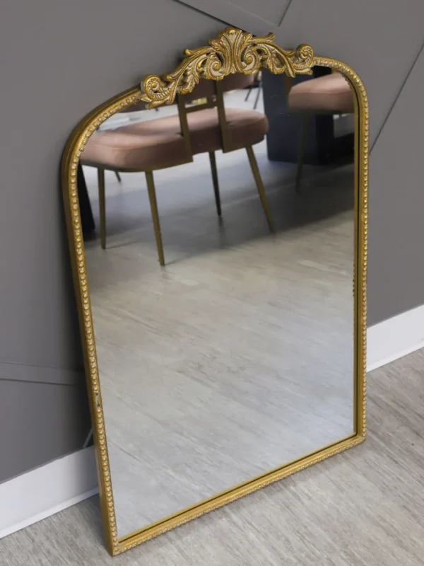 Inspire Me! Home Decor Antique Gold Wooden Mirror