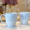 Inspire Me! Home Decor Better Late Than A Messy Home Bistro Mug (2 Text Colors)