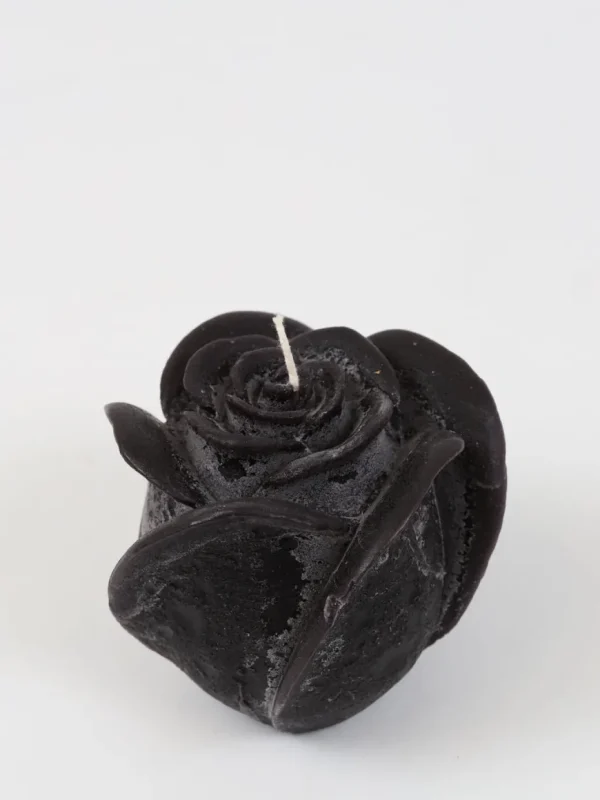 Inspire Me! Home Decor Black Rose Candle