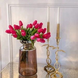 Inspire Me! Home Decor Brown And Gold Vase