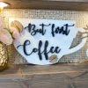 Inspire Me! Home Decor But First, Coffee Wooden Sign