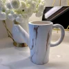 Inspire Me! Home Decor Ceramic Marble Watering Can/Pitcher