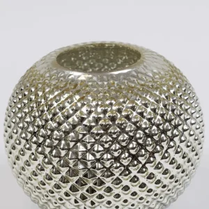 Inspire Me! Home Decor Champagne Studded Glass Vase