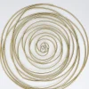 Inspire Me! Home Decor Coiled Wall Art Gold