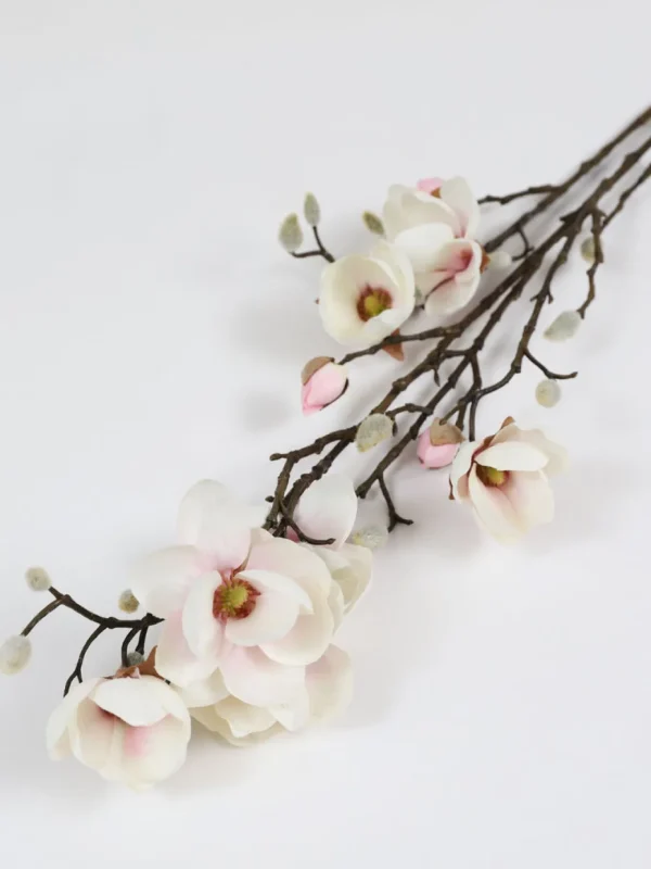 Inspire Me! Home Decor Cream Magnolia Branch Stem