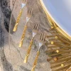 Inspire Me! Home Decor Crumpled Gold Handle Dessert Forks (Set Of 4)