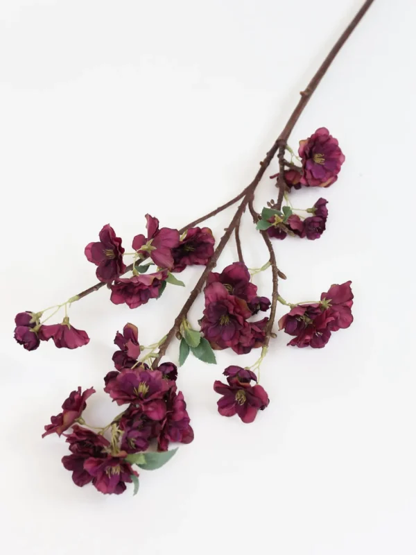 Inspire Me! Home Decor Dark Purple Blossom Stem