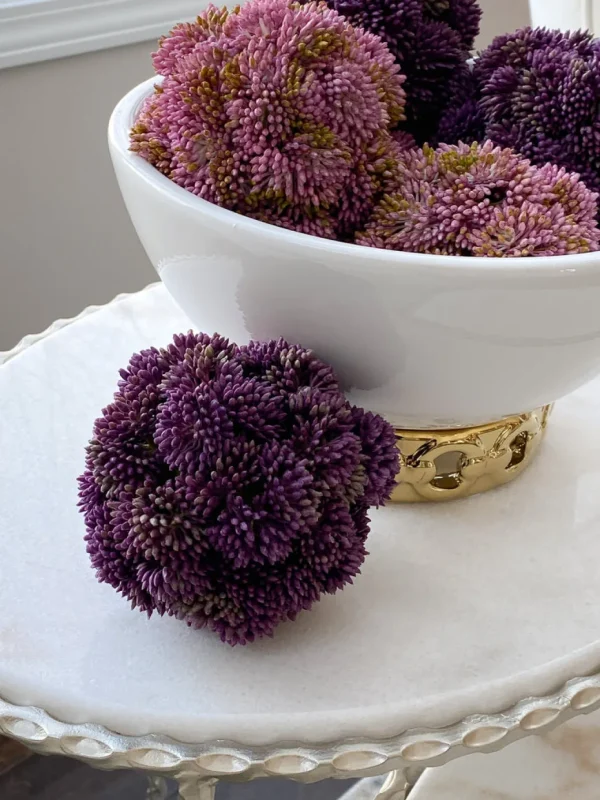 Inspire Me! Home Decor Decorative Faux Sedum Orb (2 Colors)