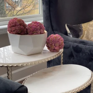 Inspire Me! Home Decor Decorative Faux Sedum Orb (2 Colors)