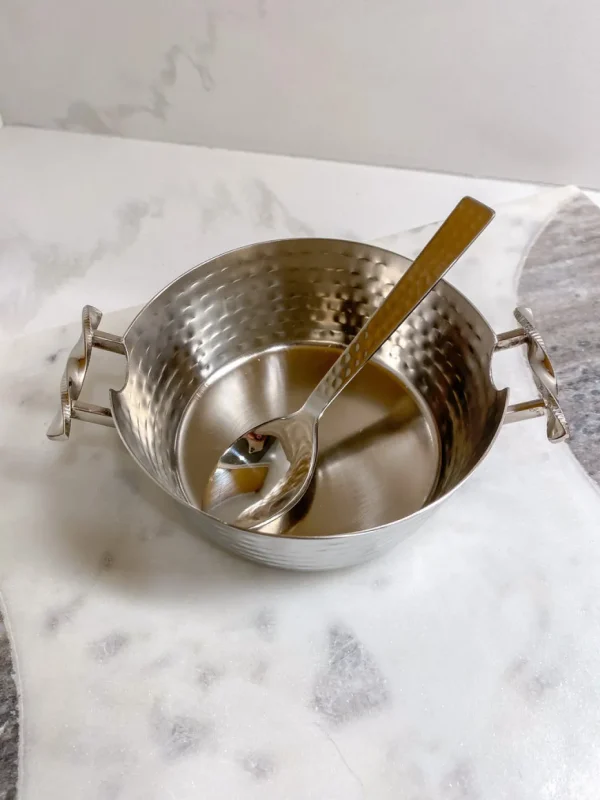 Inspire Me! Home Decor Dip Bowl With Twisted Handles KITCHEN