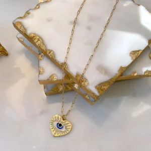 Inspire Me! Home Decor Evil Eye Necklace