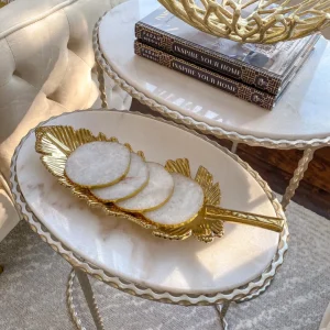 Inspire Me! Home Decor Feather Trays (2 Colors)