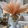 Inspire Me! Home Decor Floral Stems 28″ Peach Plume Stem