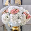 Inspire Me! Home Decor Floral Stems Real Touch White Hydrangea Stem