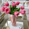 Inspire Me! Home Decor Floral Stems 24″ Real Touch Tulip Bloom Stem