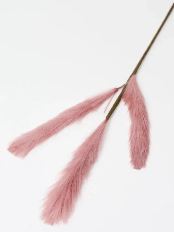 Inspire Me! Home Decor Floral Stems 29.5″ Pink Feather Stem