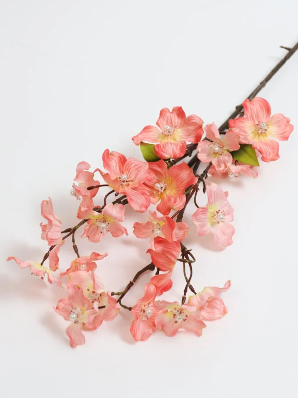 Inspire Me! Home Decor Floral Stems 36″ Two Tone Cherry Blossom Stem With Pearls